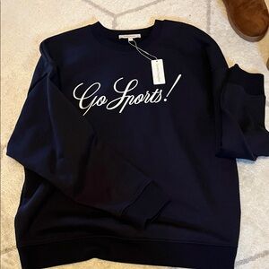 Favorite daughter Go Sports! Navy Blue Sweater
